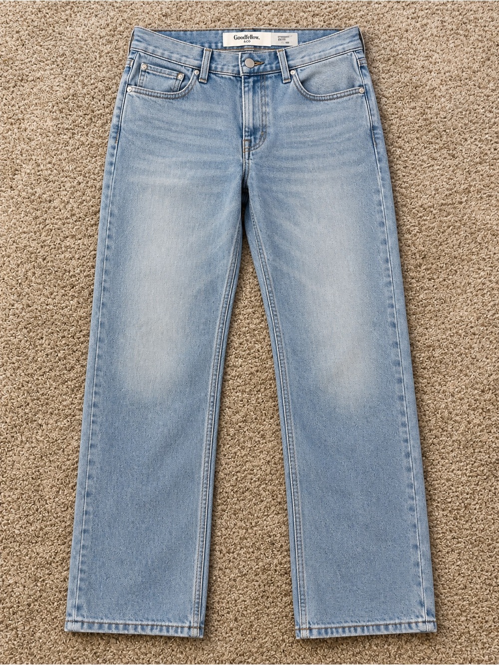 Goodfellow & Co Men’s Light Wash Straight Jeans